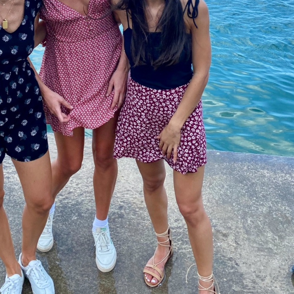 Floral Mini Skirt